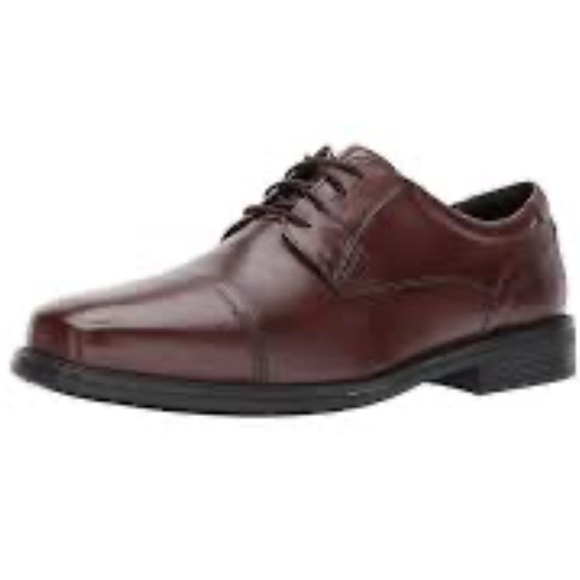 Bostonian Men's Dark Brown Leather Oxfords - Picture 1 of 8